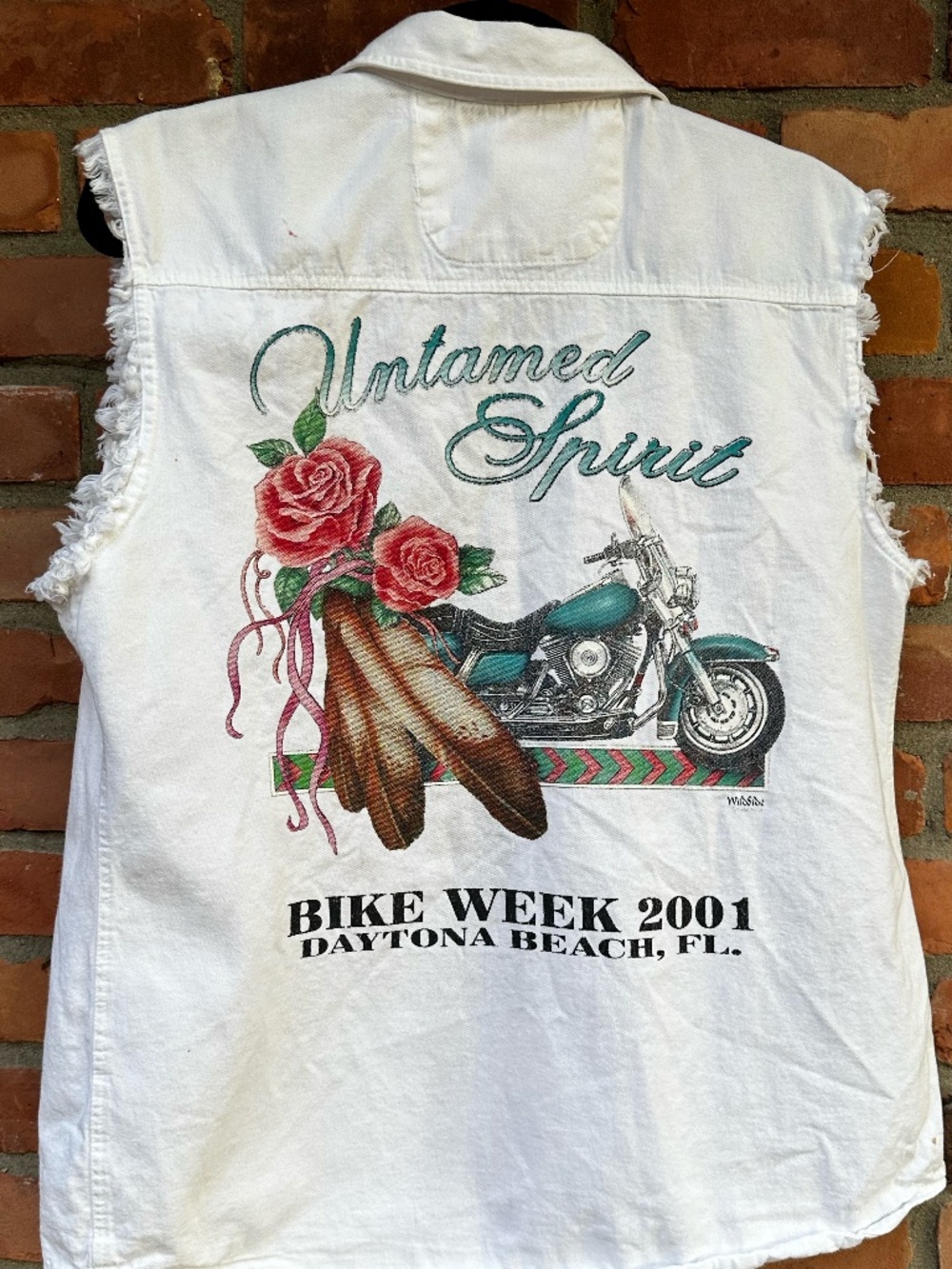 Women's Bike Week Daytona Sleeveless Shirt / Vest ~ Vintage 2001 ~ Large